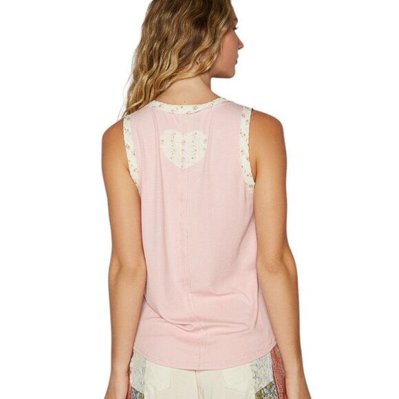 #3 POL TANK TOP STRAWBERRY MILK SUPER CUTE!! PINK S/M/L - Picture 4 of 5